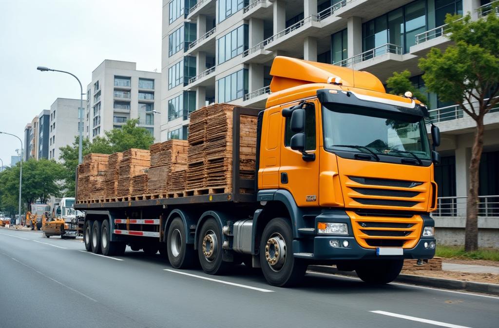 Transporte de Materiales y Logística de Obra